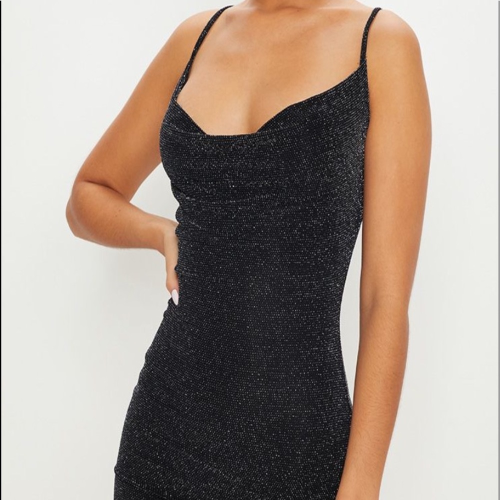 Cowl Neck Bodycon Dress